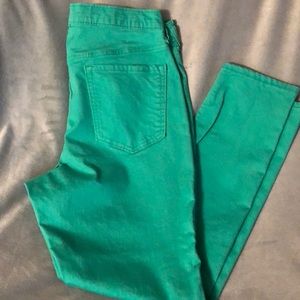 Old navy green jeans